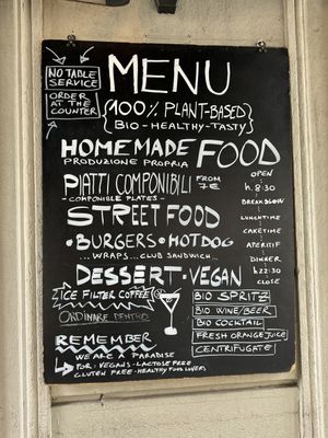 Menu  at Radicetonda - Via Spallanzani in Milan