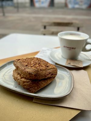 Chocolate Brioche with Cappuccino   at Radicetonda - Via Spallanzani in Milan