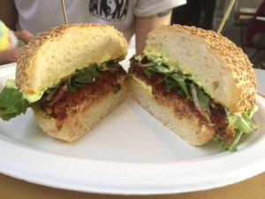The burger :) at Radicetonda - Via Spallanzani in Milan