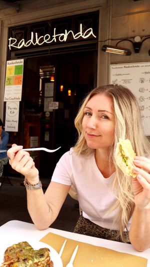 Best so far just before heading road   at Radicetonda - Via Spallanzani in Milan