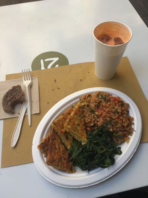 Lunch buffet and juice at Radicetonda - Via Spallanzani in Milan