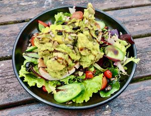 Vegan brunch   at Woodlands Cafe in Bangor