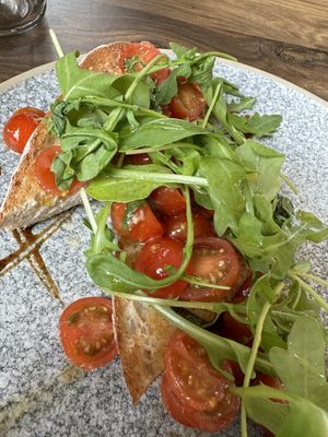 Bruschetta - simple but outstanding flavors and textures.  at L'Osteria Italiana in York