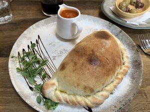 Calzone  at L'Osteria Italiana in York