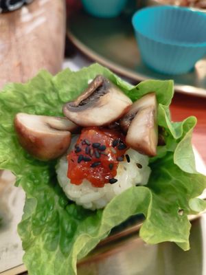 Mushroom sambbab at MEU TEMPO in Porto