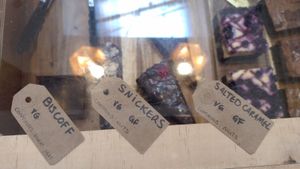 Vegan baked goods as of August 2025 at Revel Coffee Bar & Concept Store in Clonakilty