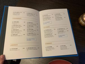 Menu  at Ganesh in Falkensee