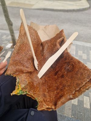 Galette "La vegan" at Farmer's Market Clonakilty in Clonakilty