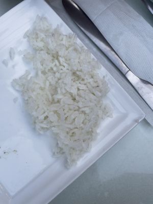 Plain rice    at Chalet  in Bukhara