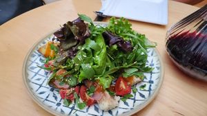 Eggplants salad at Chalet  in Bukhara