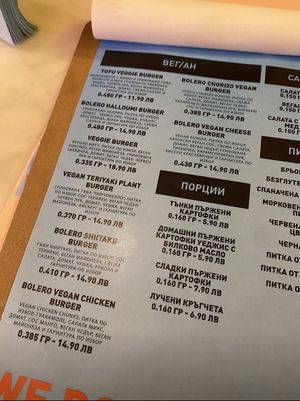   at Bolero Fitburger in Sofia