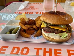 Bolero vegan cheese burger, 14.90 lev  at Bolero Fitburger in Sofia