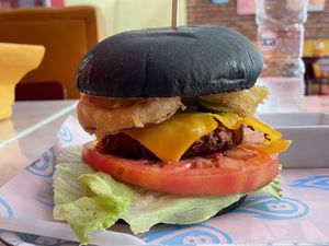 Bolero chorizo vegan burger, 14.90 lev  at Bolero Fitburger in Sofia