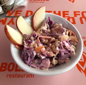 Vegan coleslaw   at Bolero Fitburger in Sofia