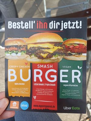 Vegane Burger at MyCurrywurst in Worms