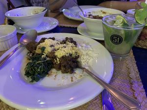 Feijoada and a delicious caipirinha   at Kitanda Emporio and Gastrobar in Salvador