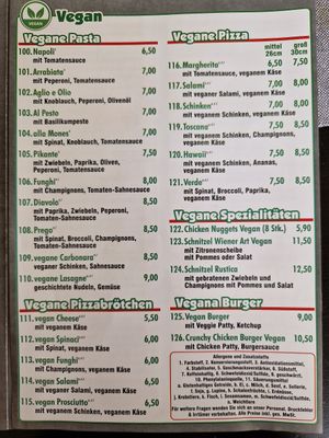 Speisekarte at American Grillhaus in Oberhausen