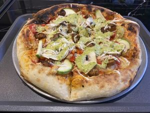 Hardcore pizza  at PLANTS Kitchen & Bar in Almaty