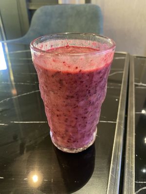 Berry smoothie  at PLANTS Kitchen & Bar in Almaty