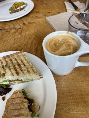   at Equator Coffees in Sausalito