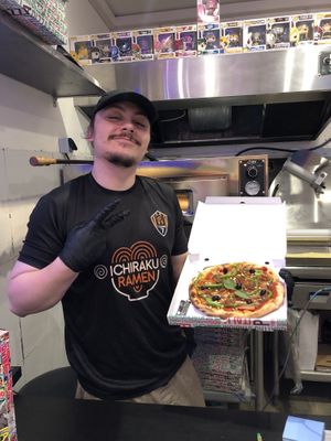 The proud and passionate owner  at Press Start in Montpellier