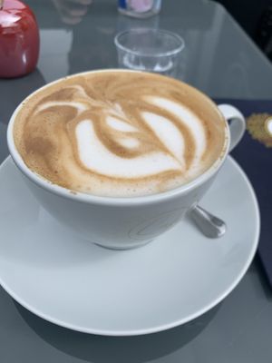 Double shot latte with oat milk  at Cafe Spirit in Siofok
