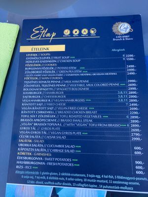   at Cafe Spirit in Siofok