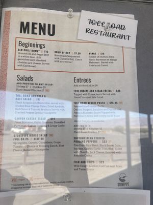   at Toll Road Restaurant in Death Valley