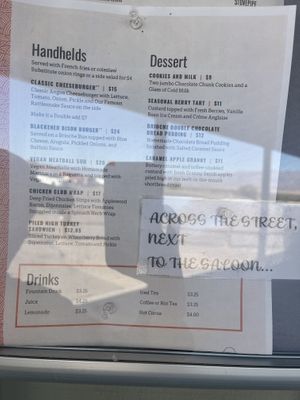   at Toll Road Restaurant in Death Valley