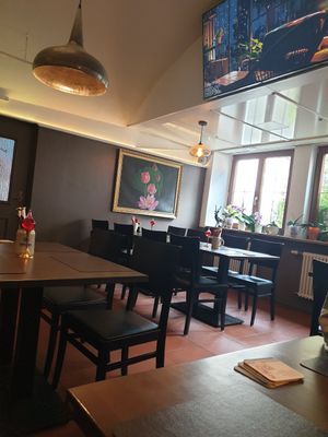 Inside at Asia Restaurant Lotus in Wasserburg