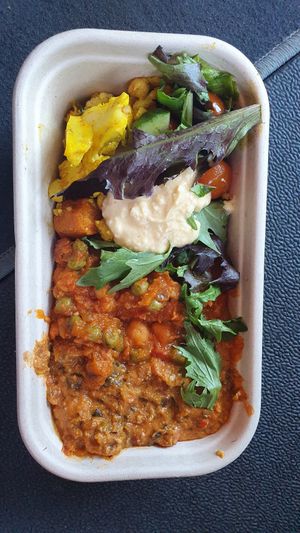 From the lunch buffet for take away at Manna Haven in Byron Bay