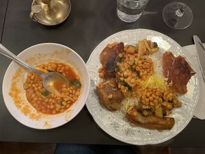 Gheyme vegan  at Restaurant Café Caramina in Berlin