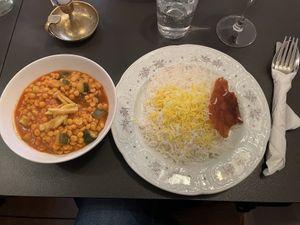 Gheyme vegan  at Restaurant Café Caramina in Berlin