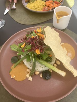 Vegetable curry   at Mãe Terra in Portimao