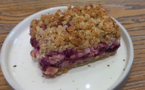 Summer berry bake at Box Hill Café in Tadworth