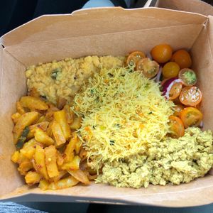 lunch box  at Blue Lotus Temple in Woodstock