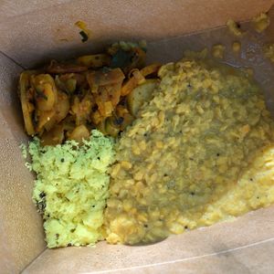 lunch  at Blue Lotus Temple in Woodstock