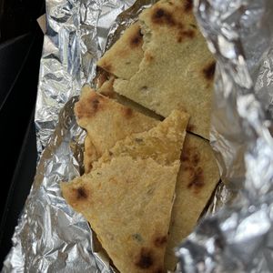 coconut and avocado roti  at Blue Lotus Temple in Woodstock