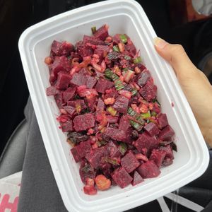 sesame beet salad   at Blue Lotus Temple in Woodstock