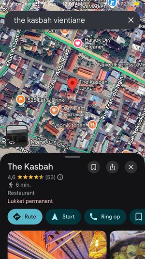  at The Kasbah  in Vientiane