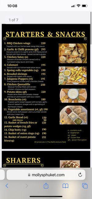   at Molly's Tavern in Phuket