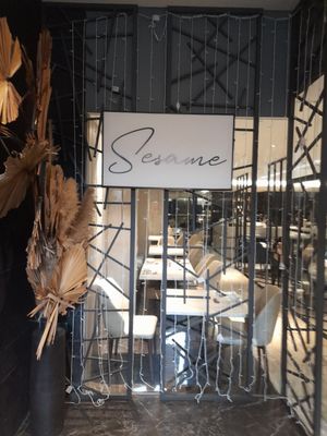 Entrance at Sesame Vegetarian Cuisine in Ho Chi Minh City