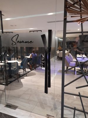 Entrance at Sesame Vegetarian Cuisine in Ho Chi Minh City