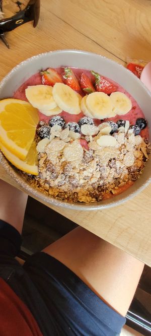 Vegane Bowl at Café Bisous in Saarbrucken