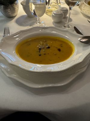 Kürbissuppe  at Ringhotel Weisser Hirsch Wernigerode in Wernigerode