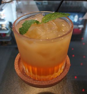 Peach Water Kefir 水克菲爾蜜桃汁 at Joys Cafe - 悅素 in Kowloon