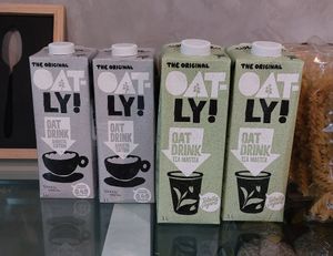 You may buy OATLY Tea Master here later. at Joys Cafe - 悅素 in Kowloon