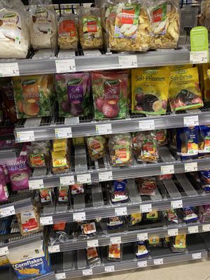 Dried fruit  at denn's Biomarkt - Schönhauser Allee in Berlin
