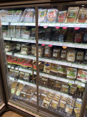 Meat substitutes  at denn's Biomarkt - Schönhauser Allee in Berlin