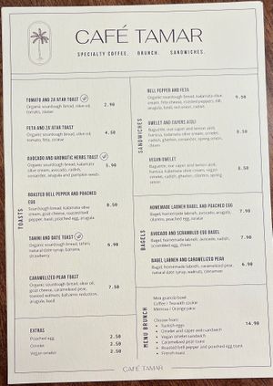   at Café Tamar in Madrid